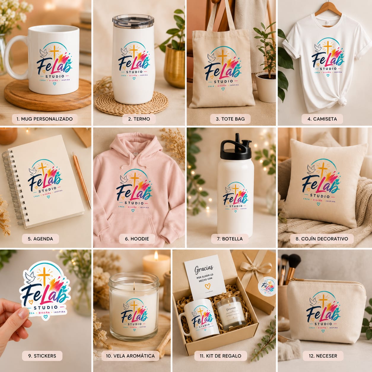 Kits y regalos personalizados Fe Lab Studio